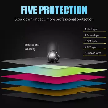 Minkštas Keramikos plėvelės Samsung Galaxy A50 A30 A40 A70 A51 A71 A7 A9 M30s 9D visiškai lipnios plėvelės A8 screen protector (ne stiklo)