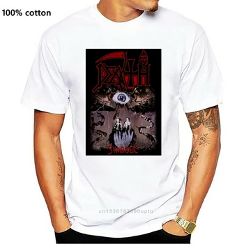 Mirties Simbolinę Shirt S M L Xl dydžio Marškinėlius Death Metalo, Roko Grupė T-Shirt Naujas M, Xl, 2Xl 7Xl Tee Marškinėliai