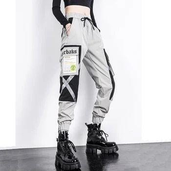 Moterų Krovinių Kelnės Aukštu Juosmeniu Kelnės Ponios Mados Jogger Kelnes Modelio Spausdinimo Streetwear Kelnės Plius Dydis Atsitiktinis Ziajać