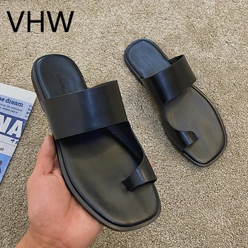 Moterų Sandalai 2021 M. Vasaros Mados Aikštė Atskirti Kojų Šlepetės Vintage Black Sandalai Moterims Vasaros Atsitiktinis Paplūdimio Ir Baseino Diržučius
