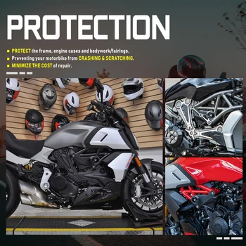 Motociklas Krenta apsauginis Rėmas Slankiklį Lauktuvės Guard Crash Pad apsaugos Ducati XDiavel S / DIAVEL/1260 2016 2017 2018