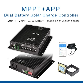 MPPT PWM Saulės Įkrovimo Valdiklis 12V 24V Saulės baterijomis Baterija Reguliatorius Dual USB, Saulės Skydelis Reguliatorius Dual USB Įtampos Įkroviklis