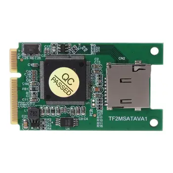 MSATA SSD į Micro SD TF Kortelė, Adapteris Micro SD TF Kortelę iki mSATA Mini PCI express SSD Konverteris, skirtas PC Kompiuteris, Nešiojamas kompiuteris