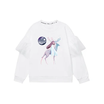 Mėnulis mergina elnias pleistras drabužių etiketės ant drabužių Geležies perdavimo drabužių geležies šilumos šilumos perdavimo vinyl aplikacijos
