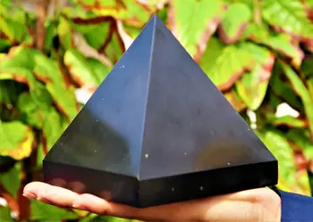 Natūralus Juodas Turmalinas Akmenys Gydymo Metafizinės Piramidės