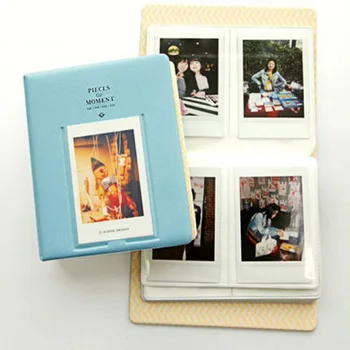 Nauja 64 Kišenės Albumą Atveju Saugojimo Polaroid Foto FujiFilm Instax Mini Filmas