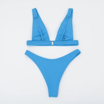 Nauja Seksuali Bikini 2021 Vientisų maudymosi kostiumėlis Moterims maudymosi Kostiumėliai, Push Up Bikinis Nustatyti Brazilijos Maudymosi Kostiumą Vasaros Paplūdimio Drabužiai Plaukimo Kostiumas XL