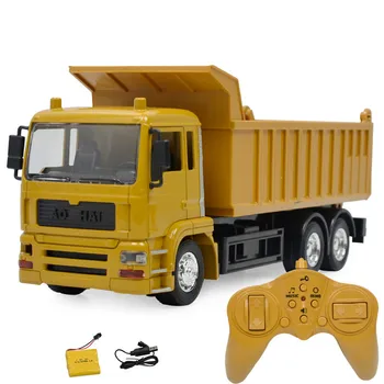 Naujas 1/24 8ch Nuotolinio Valdymo savivartis Rc statybinė 2.4 g Rc Sunkvežimiai Berniukų Žaislas Dovana Modeliavimas Projektavimo Rc Sunkvežimių