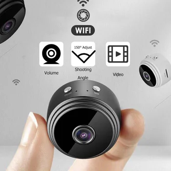 Naujas A9 Versija, Wifi Mini Kamera Su Baterija 1080P Naktinis Matymas, Judesio Aptikimas Belaidė IP Kamera Su Nuotolinio Patalpų Smart Home