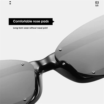 Naujas cool asmenybės dizaino dėžutė akiniai nuo saulės tendencijos mados gatvė cat eye akiniai UV400 atsitiktinis laukinių akiniai nuo saulės moterims
