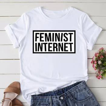 Naujas Feminizmo T-Shirt Moterų Teisių Tumblr Mados Tee moletom ar tumblr marškinėliai feminizmo marškinėliai atsitiktinis viršūnes tee estetines