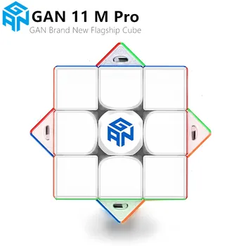 Naujas GAN 11 M Pro 3x3x3 Magnetinio Magic Cube GANS Greitis Kubo Magnetai Puzzle Kubeliai GAN 11M Žaislai Vaikams GAN11 M Pro Minkštas UV