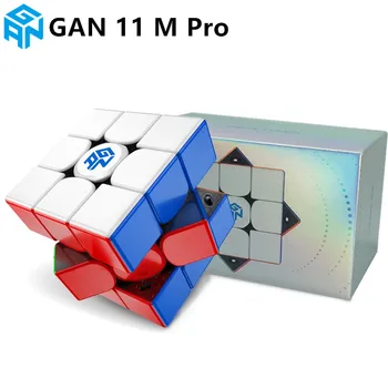 Naujas GAN 11 M Pro 3x3x3 Magnetinio Magic Cube GANS Greitis Kubo Magnetai Puzzle Kubeliai GAN 11M Žaislai Vaikams GAN11 M Pro Minkštas UV
