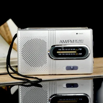 Naujas Nešiojamas Mini AM/FM Radijo Teleskopo Antenos Radijo Kišenėje Pasaulio Imtuvo Garsiakalbio Paramos Lašas Laivybos Mados FM Radijas