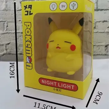Naujas Pokemon Pikachu Mielas Modelis Nakties Šviesa 