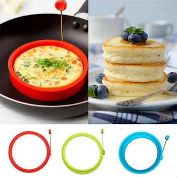 Naujas Silikoninis Keptas Kiaušinis Blynas Žiedas Omletas Keptas Kiaušinis Turas Shaper Kiaušiniai, Pelėsių, maisto ruošimui Pusryčiai Keptuvėje, Orkaitėje Virtuvė