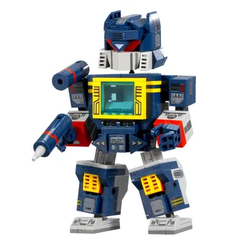 Naujas Transformacija Blokai Žaislai Veiksmų Skaičiai 2 IN1 Deformacijos Robotas Diktofonas 3D Modelio Rinkinys 