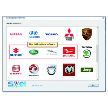 Naujausias FVDI SVCI 2020 Pilna Versija (Įskaitant 18 Programinę įrangą) ABRITES Visą FVDI Vadas Auto OBD2 Diagnostinis Įrankis, DHL Greitas Laivas