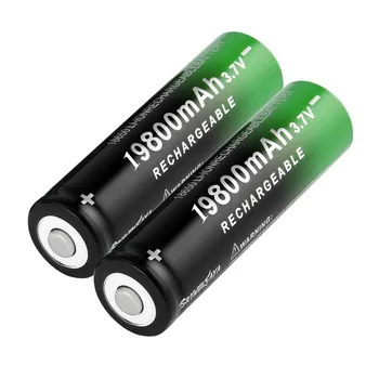 Naujus 18650 Li-Ion baterija 19800mAh daugkartinio įkrovimo baterija 3.7 V LED žibintuvėlis žibintuvėlį ar elektroninių įrenginių baterijų