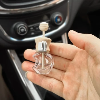 Naujų Automobilių oro išleidimo kvepalų buteliuko tuščias butelis kūrybos automobilių kvepalų buteliuko įrašą Daugkartiniai automobilių kvepalų buteliuko apdaila