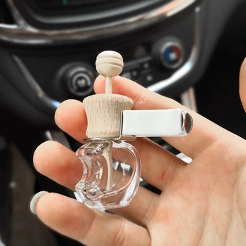 Naujų Automobilių oro išleidimo kvepalų buteliuko tuščias butelis kūrybos automobilių kvepalų buteliuko įrašą Daugkartiniai automobilių kvepalų buteliuko apdaila