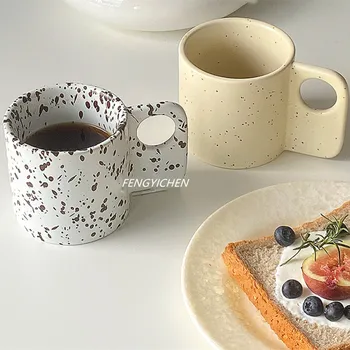 Naujųjų Metų Originalios Keramikos Puodeliai, Kavos Puodeliai Asmeninį Juokinga Espresso Puodelis Gerti Arbatos Svetimas Dalykų Kawaii Dovanų Mėgėjams
