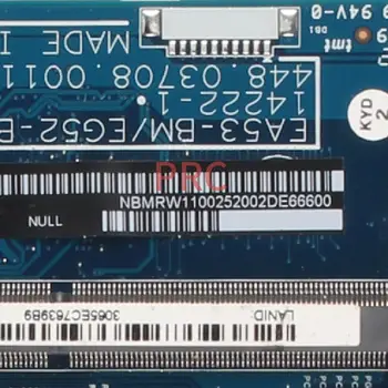 NBMRW11002 ACER Aspire ES1-512 Celeron N2840 Sąsiuvinis Mainboard 14222-1 SR1YJ DDR3 Laptopo plokštė