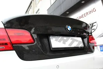 Nekilnojamojo Anglies pluošto CSL style atgal bagažo langelį atgal įkrovos atvartais, galiniai liemens BMW 3 Series E92 E93 M3