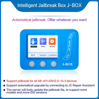 Nemokamas Pristatymas J-BOX Programuotojas Automatinė Jailbreak Artefaktas Už iPhone6-X, nereikia Kompiuterio, Jailbreak Patikrinti Kodas Bluetooth