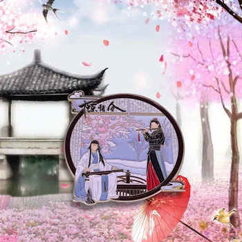Neprijaukintas Klasikinis Plakatas Sagė Lan Wangji ir Wei Wuxian Berniuko Meilė Pin Kinijos Dramos Estetizmo Meno Kolekcija