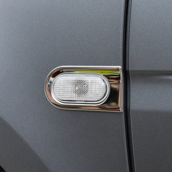 Nerūdijančio plieno posūkio signalo dekoratyvinis rėmelis Mercedes naujas smart fortwo 453 lapų valdybos automobilių lipdukai, auto dalys, modifikacijos