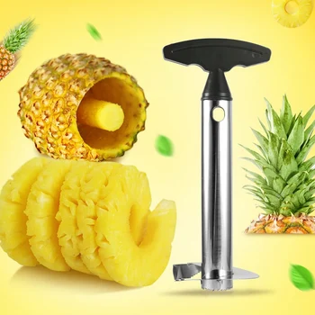 Nerūdijančio Vaisių, Ananasų Corer Peilis Skustukas Cutter Parer Geriausia Pardavimo Ananasų Spiralės Pjaustyklės Peilis Virtuvės Įrankis Dropshipping