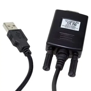 Nešiojamas USB į RS232 9 Kaiščių Jungtis Kabelio Adapteris Keitiklis Win 7 8 MAC