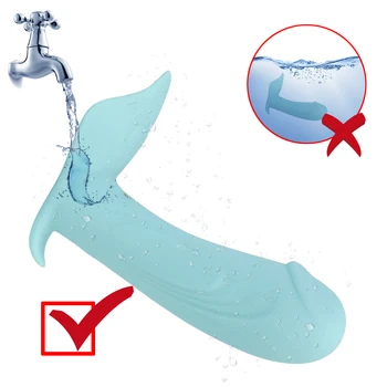 Nešiojami Dildo Vibratorius, Sekso Žaislai, skirtas Moters Klitorio Makšties G taško Stimuliacija Nuotolinio Valdymo Šildymo 10 Greitis