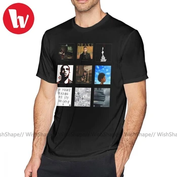 Nicki Minaj Marškinėliai Drake Albumo T-Shirt 100 Medvilnės Įdomus Tee Negabaritinių Marškinėliai Trumpomis Rankovėmis Vyrams Grafinis Pagrindinio Marškinėlius