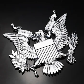 Noizzy Hawk Antspaudas Prezidentas, Jungtinės amerikos valstijos 3D Metalas Chrome 