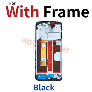 Novaphopat Black LCD Jutiklis Realme 5 RMX1911 5i 5s C3 C3i 6i Jutiklinis Ekranas skaitmeninis keitiklis Ekrano Stiklo objektyvas Visiškai Asamblėja Rėmelį