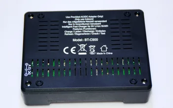 OPUS BT-C900 V2.1 Skaitmeninė Intelektinių 4 Slots LCD Baterijos Įkroviklio 9V baterijos