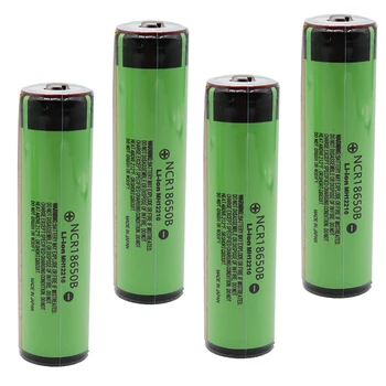 Originalas Saugomas 18650 NCR18650B Li-ion baterija 3.7 V, Su PCB 3400mAh Žibintuvėlį 18650 baterijas naudoti
