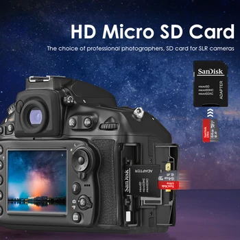 Originalios SanDisk Micro SD Kortelės 128GB 32GB 64GB 16GB Ultra TF card Class 10 Atminties Kortelę 