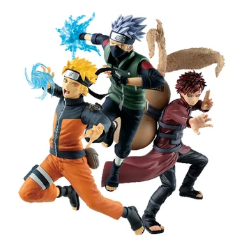 Originalus Bandai Naruto Anime Pav Uchiha Sasuke Itachi Kakashi Naruto Veiksmų Skaičius, Modelis Apdaila Vaikams Žaislai Berniukams Dovana