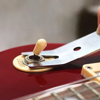 Originalus ESP Gitara, Bosinė Plieno Multi-tool Raktas Veržliaraktis Imtuvas Persijungia Jack Puodai Sugriežtinimas Už Bosinė Gitara Dalis Rankenėlę X5G4