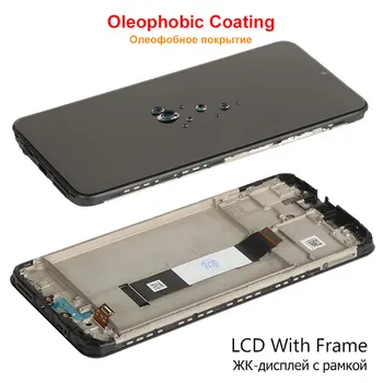 Originalus LCD Ekranas Xiaomi Redmi 9T Ekrano Pakeitimas Su Rėmu 10 Paliečia LCD Redmi 9 T 9T J19S M2010J19SG Su Įrankiu