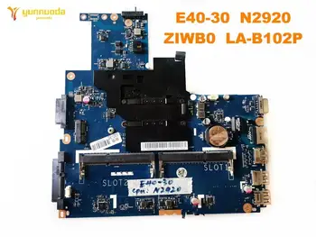 Originalus Lenovo E40-30 nešiojamas plokštė E40-30 N2920 ZIWB0 LA-B102P išbandyti gera nemokamas pristatymas