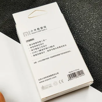Originalus Xiaomi kabelis 3A C Tipo Greitas įkroviklis laidas Redmi MI pastaba 7 8 k20 mi9 pro mi 8se 9 4C CC 6 6X PASTABA MAX 2 3 MIX 2X