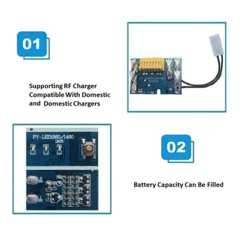 Pakeitimo 18V 3A Baterija Chip PCB Lenta Makita BL1830 BL1850 BL1860 Remontas
