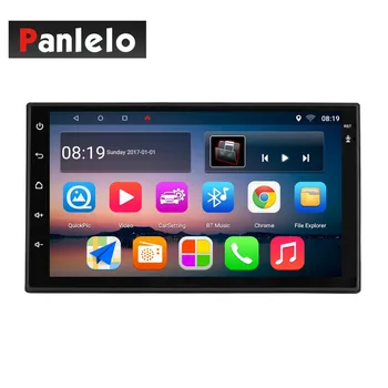 Panlelo 2 Din automagnetolos, GPS Navigaciją, Android 8 Galvos Vienetas Vairas Kontrolės Radijas (AM / FM) 1G / 2G RAM S10 / S10 Plius