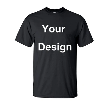 Pasirinktiniai Marškinėliai Įdėti Savo Mėgstamas Nuotraukas, Ant T-Shirt Spausdinti Originalaus Dizaino Aukštos Kokybės Medvilnės S-3XL