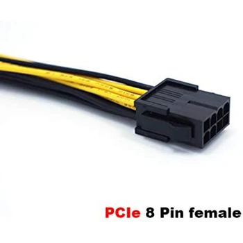 PCIe 8 Pin, 2 x 8 Pin (6+2) 