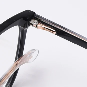 Peekaboo TR90 optiniai akinių rėmeliai moterų mados cat eye akiniai moterų aišku, objektyvas aukštos kokybės karšto pardavimo skaidrus